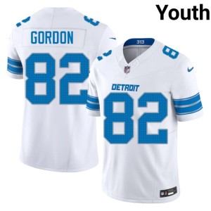 Thomas Gordon #82 White 2026-27 Youth DET Lions Jersey 802363-117