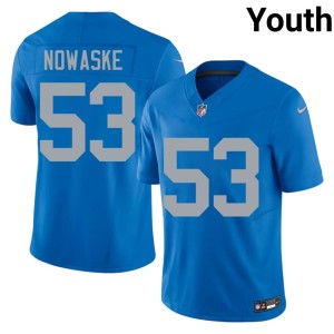 Trevor Nowaske Alternate #53 Blue Youth The Pride Official Jerseys 434560-402