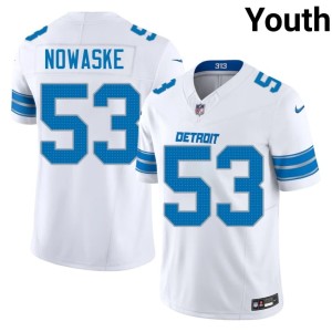 Trevor Nowaske DL #53 Youth White Football Jersey 803397-841