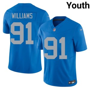 Tyleik Williams Replica #91 Blue The Pride Alternate Youth Jerseys 497765-180