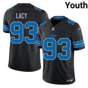 Tyler Lacy #93 Youth Silver Rush Replica Black Jerseys 635979-709