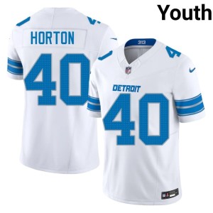 Zach Horton Youth The Pride White NFL #40 Jersey 279782-975