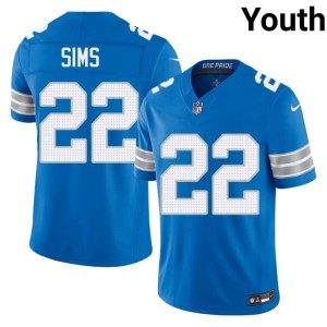 Bobby Layne NIL Silver Rush Youth #22 Blue Jerseys 619498-985