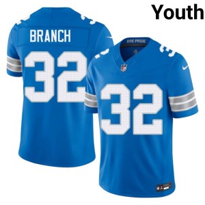 Brian Branch Youth #32 Replica Blue DET Lions Jersey 748995-657