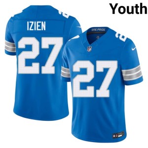 Christian Izien Limited Lions Blue Youth #27 Jerseys 882998-269