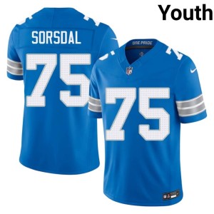 Colby Sorsdal NIL Youth #75 One Pride Blue Jersey 447249-272