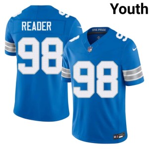 DJ Reader Official Silver Rush #98 Blue Youth Jersey 601925-358