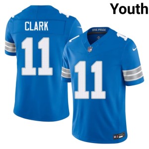 Damone Clark #11 Detroit Lions Blue Youth Game Jersey 438113-746
