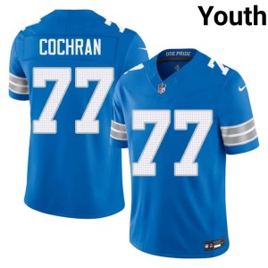 Devin Cochran #77 DET Limited Youth Blue Jerseys 806306-256