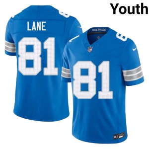 Dick Lane Youth Blue Official #81 DET Lions Jersey 879719-422