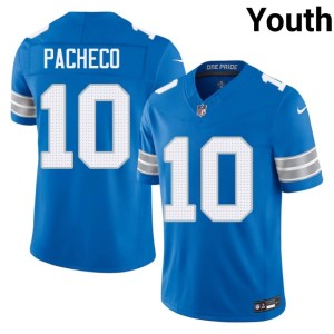 Isiah Pacheco Youth The Pride #10 Official Blue Jersey 683355-624