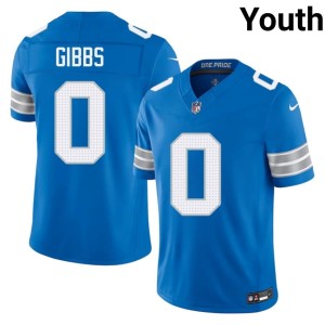 Jahmyr Gibbs Youth NIL #0 Blue Lions Jersey 318166-601
