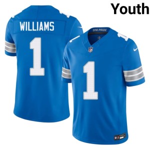 Jameson Williams Silver Rush #1 Youth Limited Blue Jerseys 539690-797