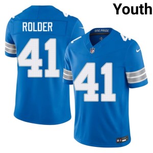 Jimmy Rolder #41 Youth Blue Football Detroit Lions Jerseys 634211-514