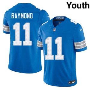 Kalif Raymond DET #11 Blue Youth Replica Jersey 395876-990