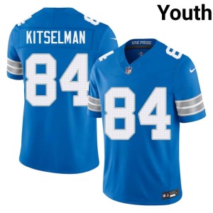 Miles Kitselman Defend the Den Blue #84 NFL Youth Jerseys 458209-354